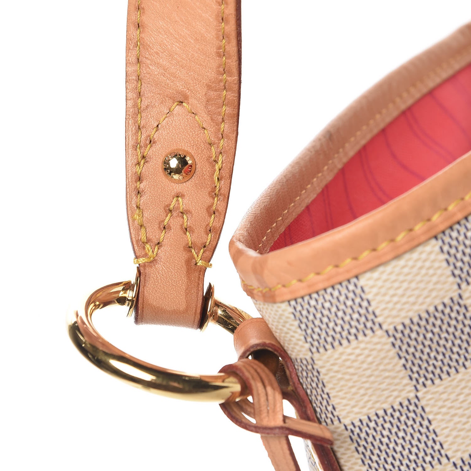 Louis Vuitton Damier Azur Delightful PM Pink 16 of 18