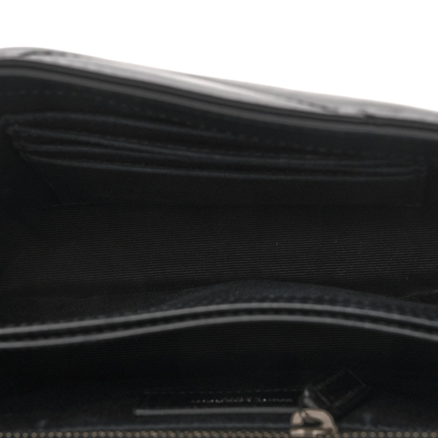 Saint Laurent SAINT LAURENT Calfskin Y Quilted Monogram Toy Loulou Crossbody Bag Black 4 of 10