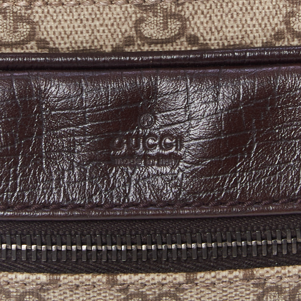 Gucci GG Plus Monogram Camera Bag Dark Brown 8 of 10