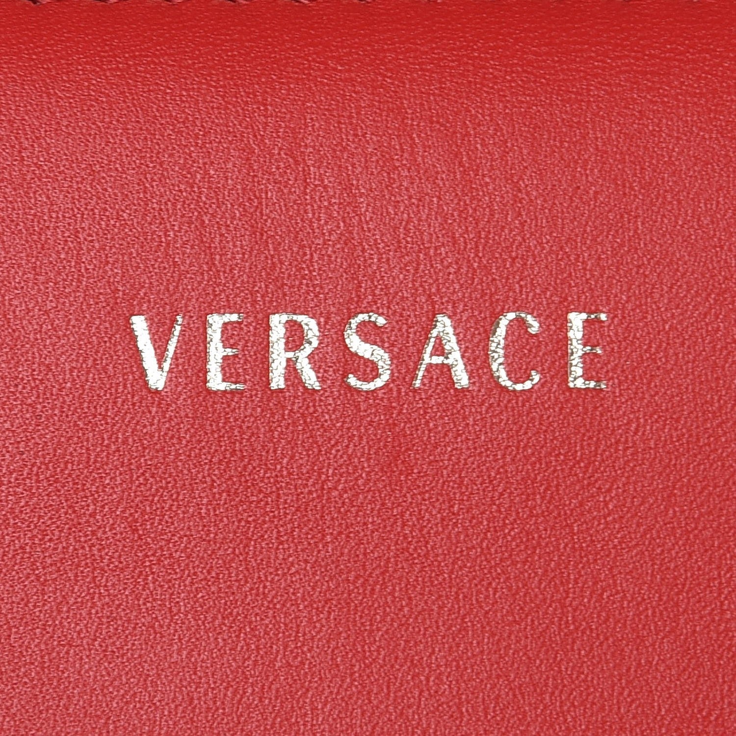 Versace Calfskin Small DV One Red Blue 6 of 10
