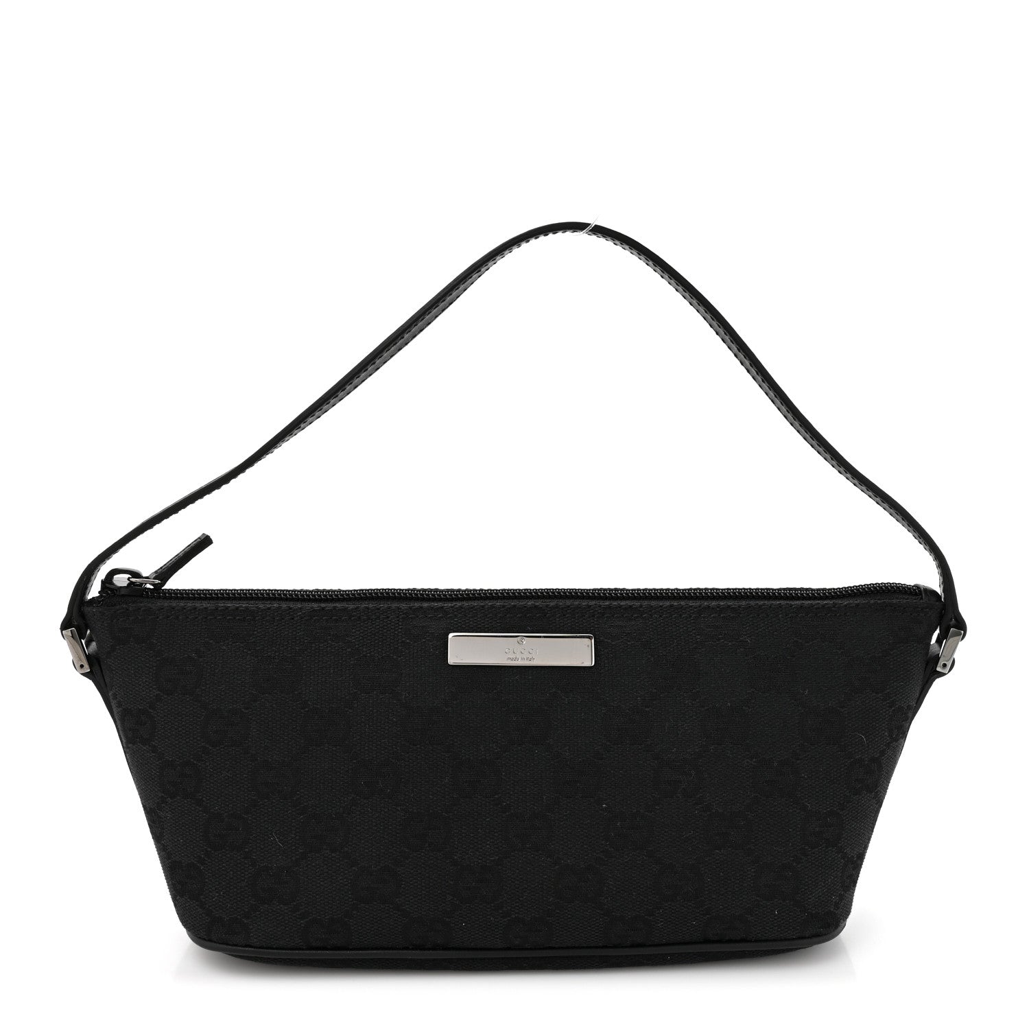 Gucci Monogram Boat Pochette Black 1 of 10