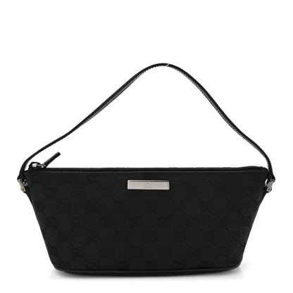 Gucci Monogram Boat Pochette Black 1 of 10