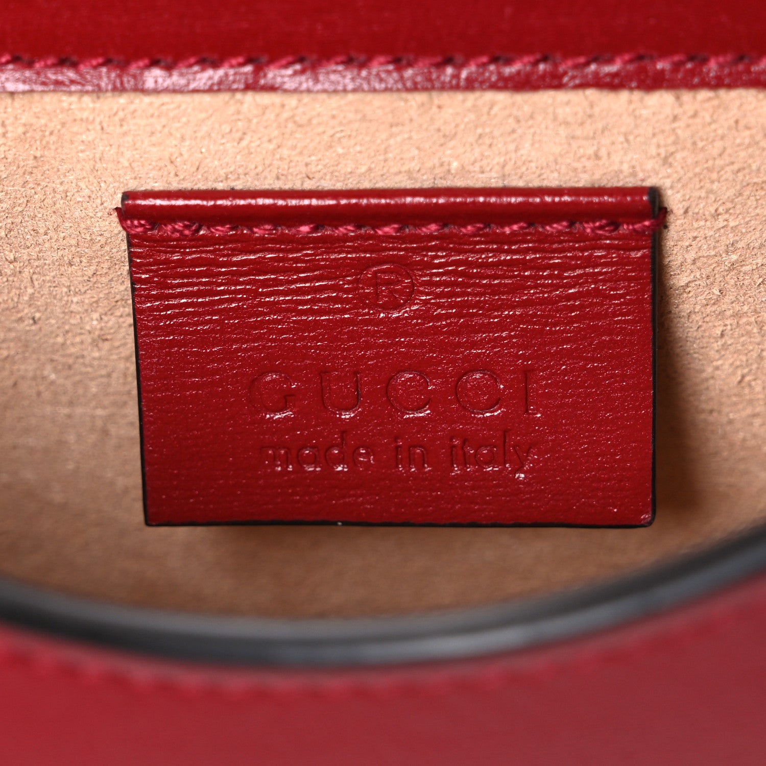 Gucci Boarded Plutone Calfskin Mini Horsebit 1955 Crossbody Bag New Cherry Red 5 of 9