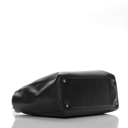 Chanel Calfskin Cerf Executive Shopper Tote Black 4 of 11