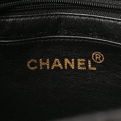 Chanel Lambskin Quilted CC Flap Shoulder Bag Black 7 of 10