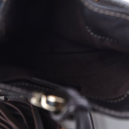 Gucci Monogram Mini Indy Top Handle Bag Dark Brown 5 of 11