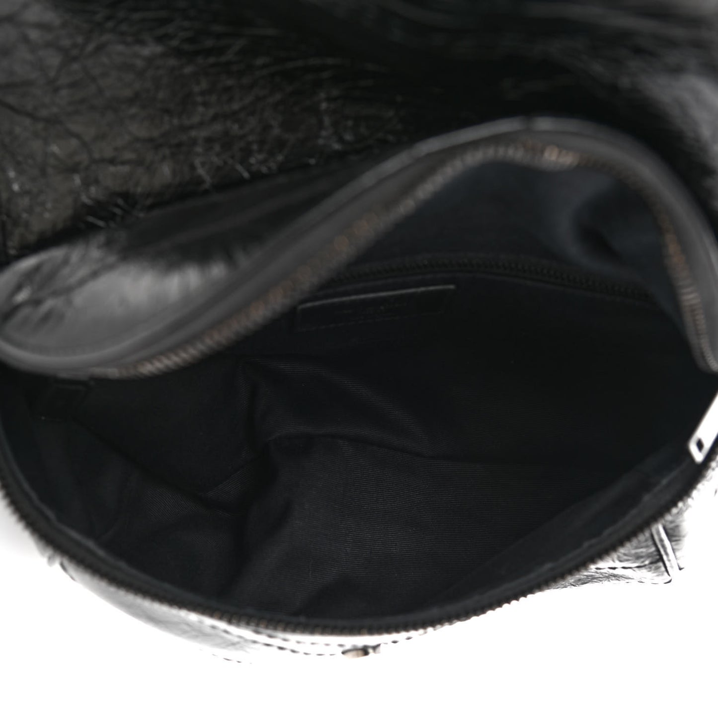 Crinkled Calfskin Matelasse Monogram Niki Body Bag Black