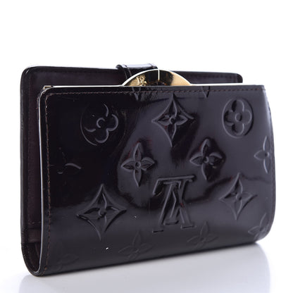 Louis Vuitton Vernis French Purse Wallet Amarante 3 of 9