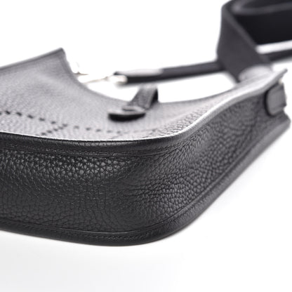 Hermes Taurillon Clemence Evelyne TPM Black 9 of 10