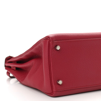 Hermes Togo Kelly Retourne 35 Rubis 9 of 11
