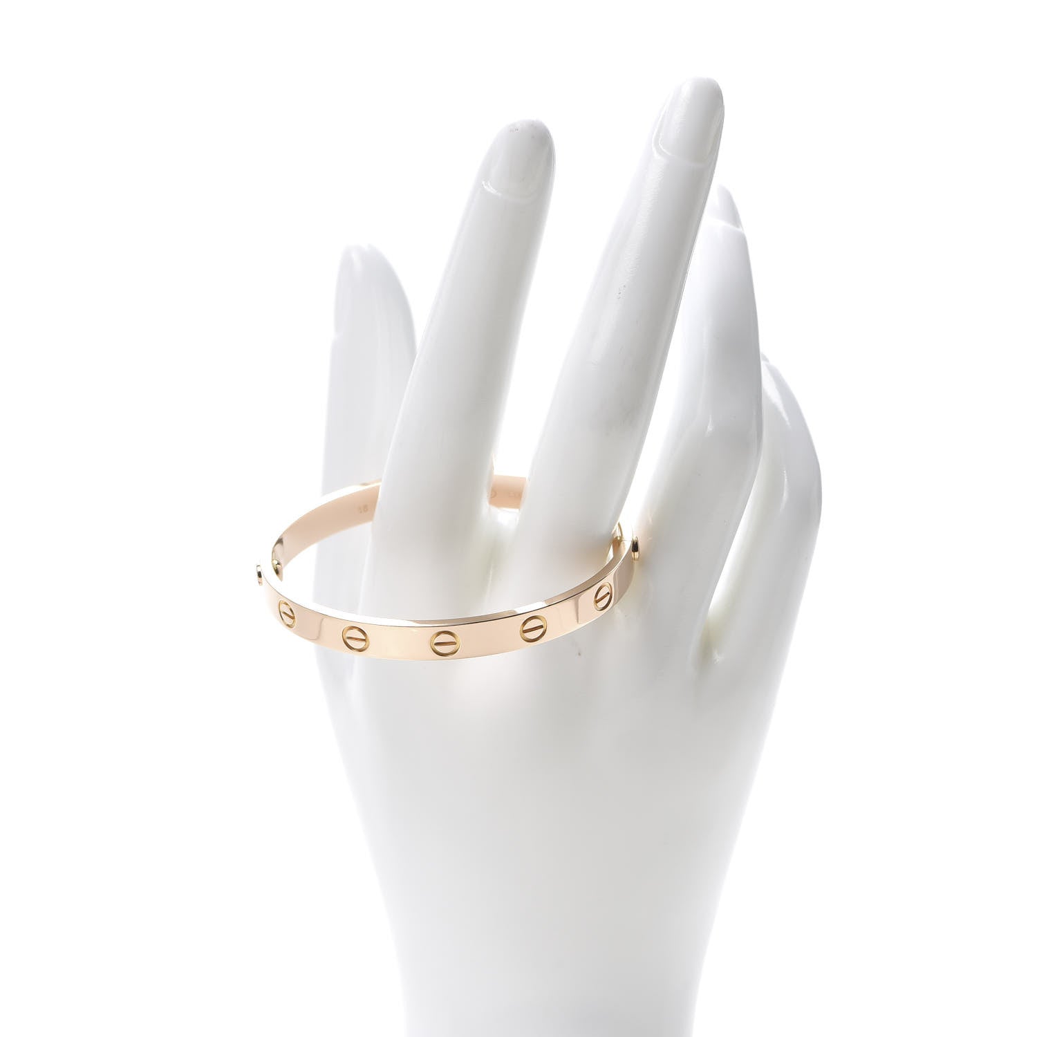 Cartier 18K Pink Gold LOVE Bracelet 16 2 of 7