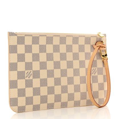 Louis Vuitton Damier Azur Neverfull MM GM Pochette 3 of 6