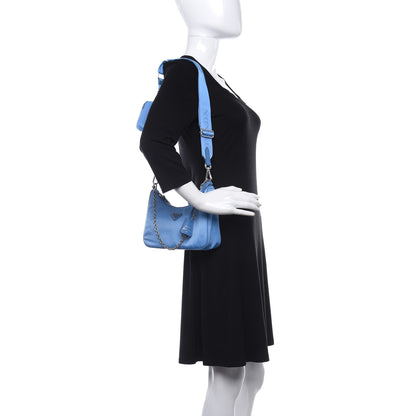 Prada Nylon Re-Edition 2005 Shoulder Bag Pervinca 2 of 9