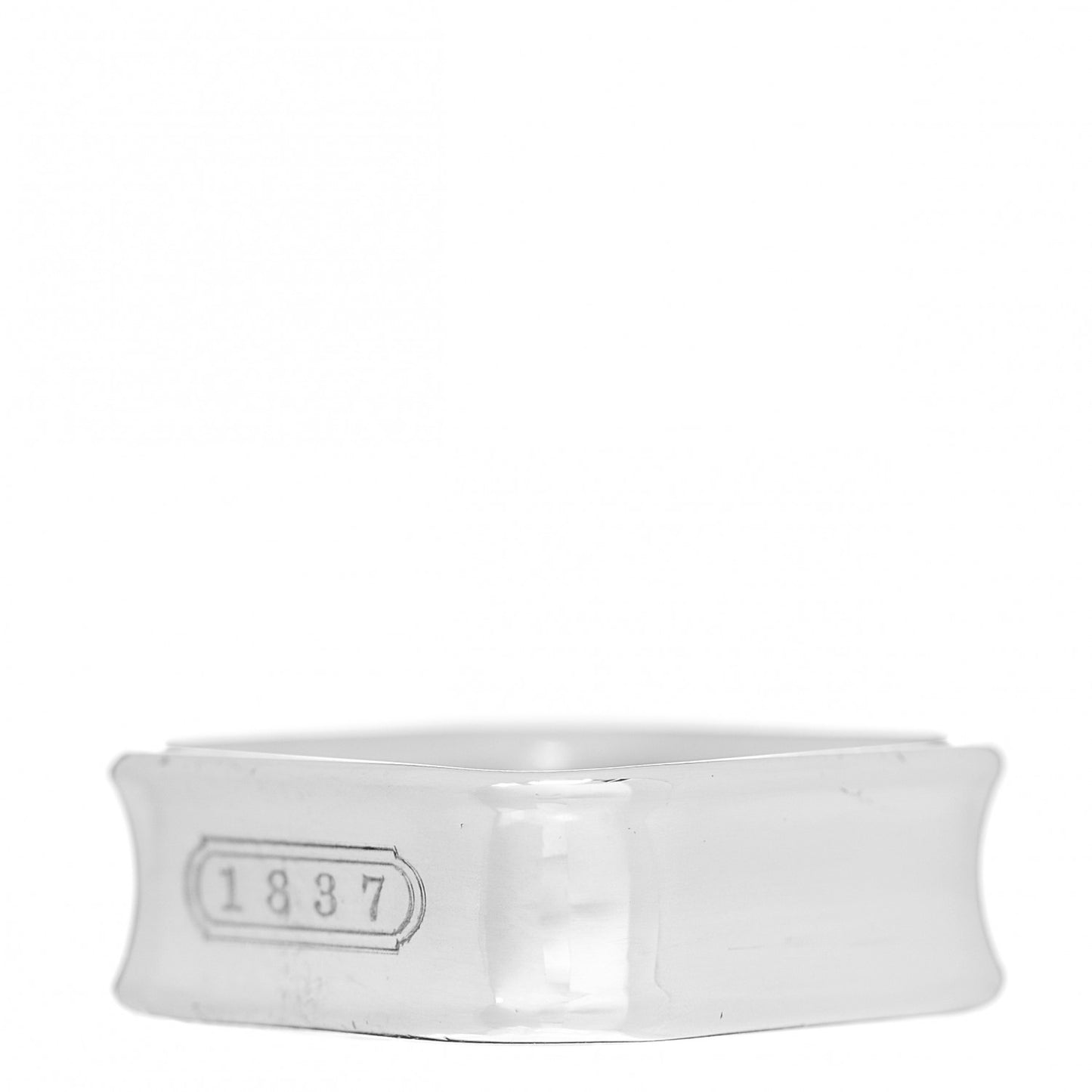 Sterling Silver 1837 Square Ring 54 7