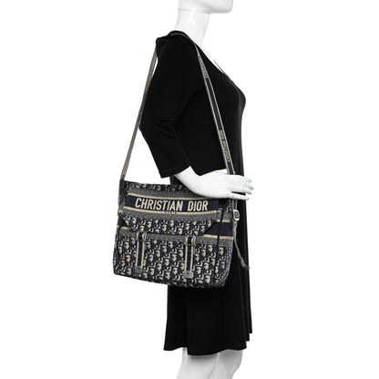 Christian Dior Oblique Medium Diorcamp Messenger Blue 2 of 16