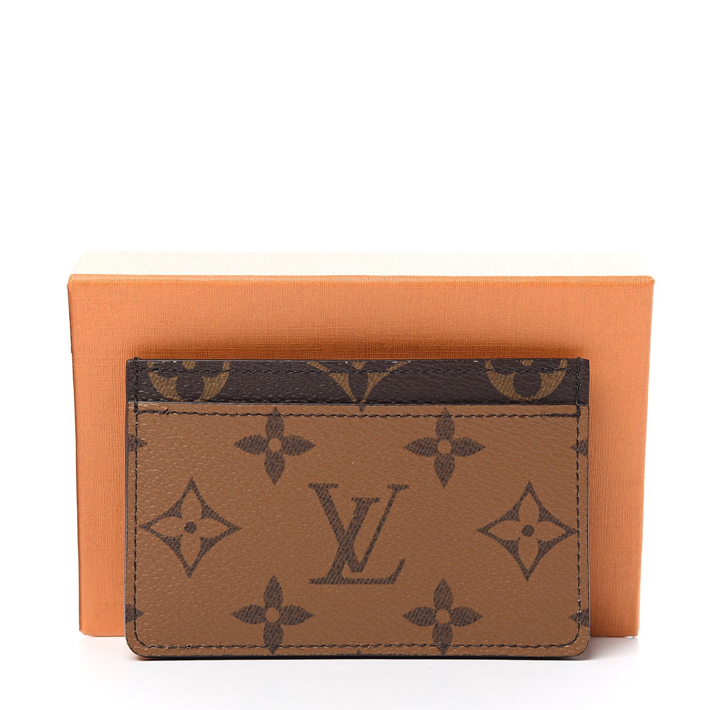 Reverse Monogram Card Holder
