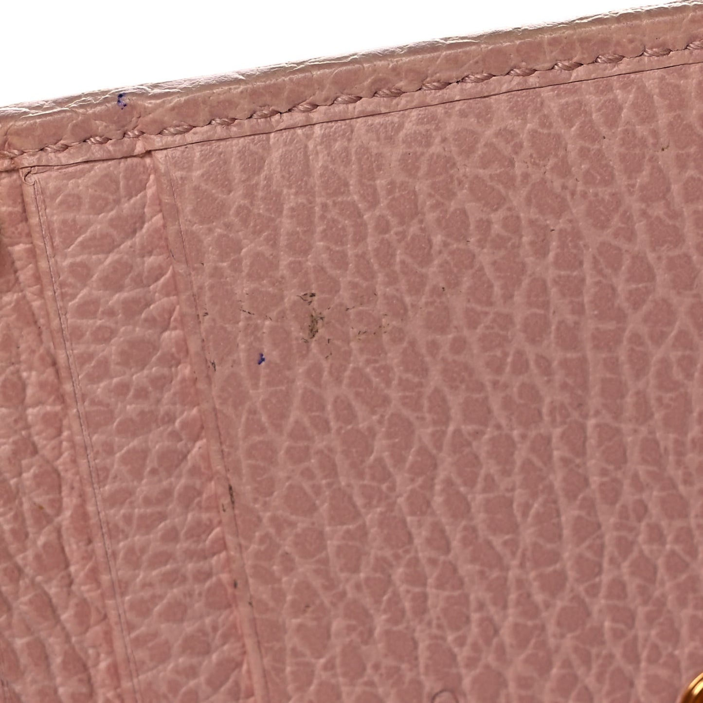 Dollar Calfskin GG Marmont Card Case Perfect Pink