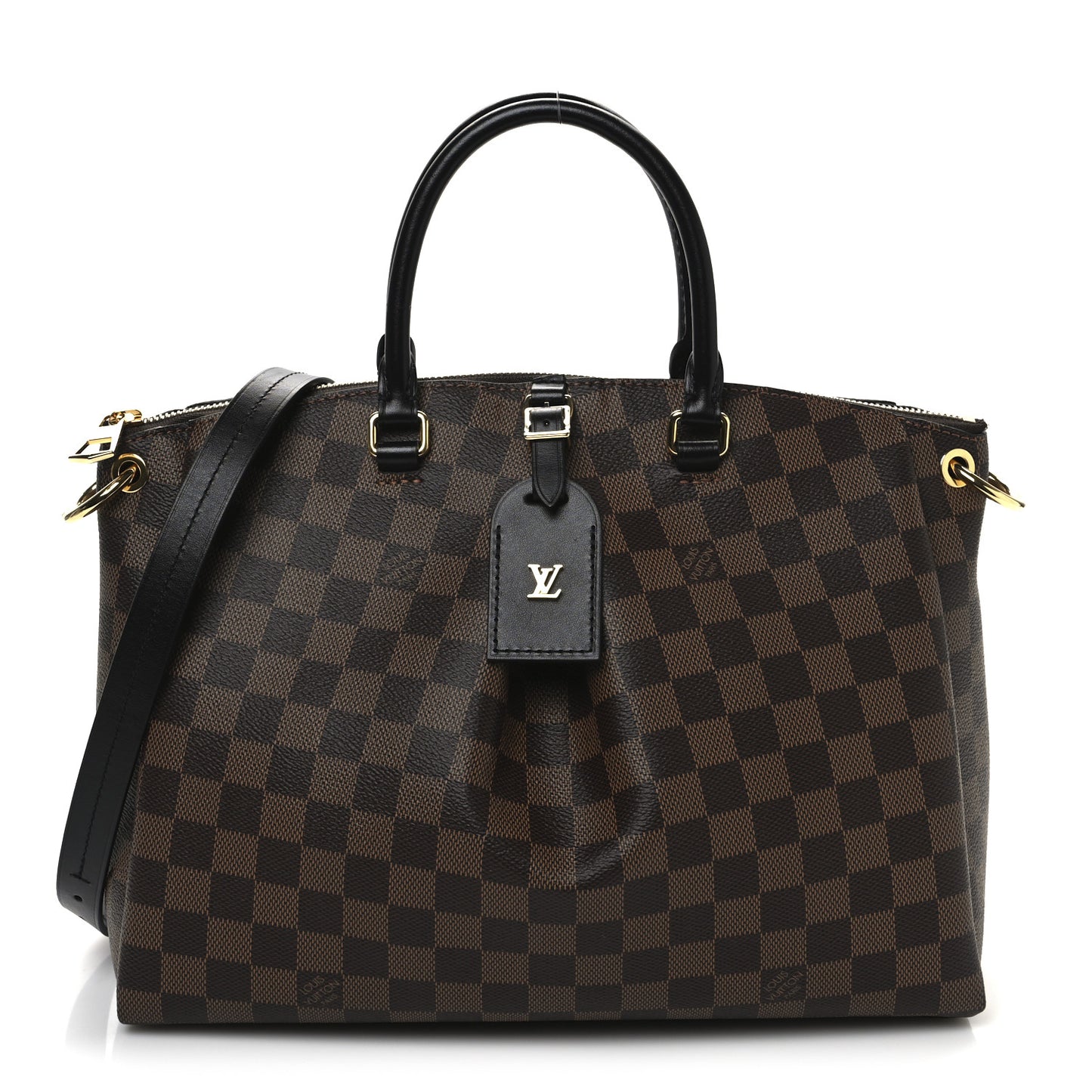 Damier Ebene Odeon Tote MM Black