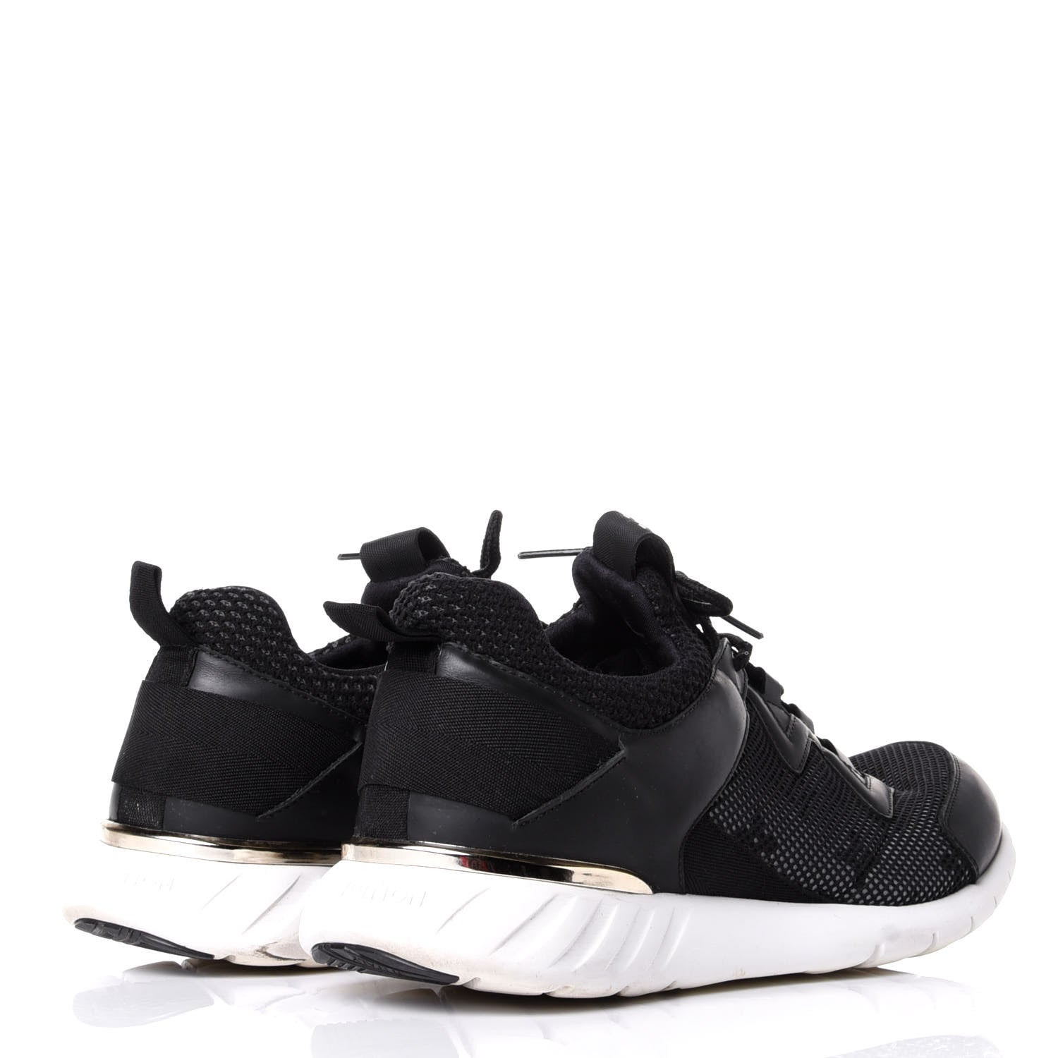 Louis Vuitton Technical Nylon Monogram Rubber Aftergame Sneakers 38 Black 4 of 10