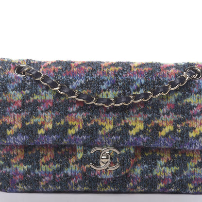Chanel Knit Medium Single Flap Multicolor 10 of 11