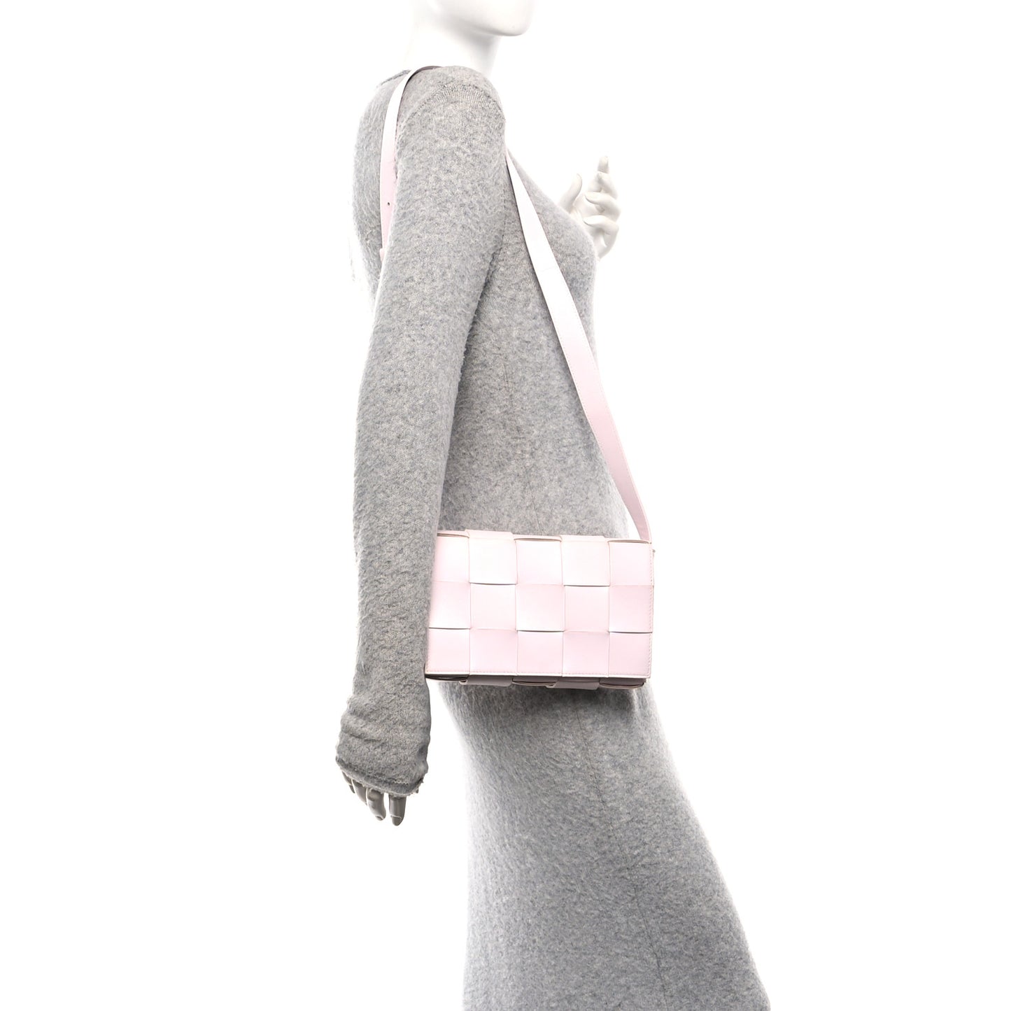 Lambskin Maxi Intrecciato Cassette Crossbody Bag Bliss Washed