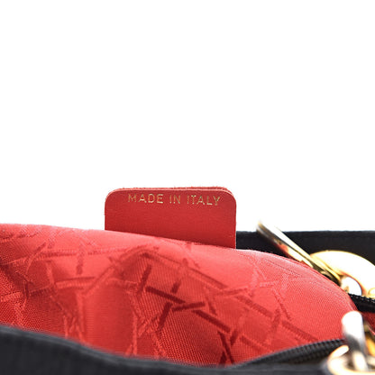 Christian Dior Nylon Cannage Medium Lady Dior Black 7 of 19