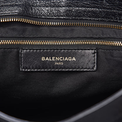 Balenciaga Chevre Gold Metallic Edge Hardware City Black 6 of 12