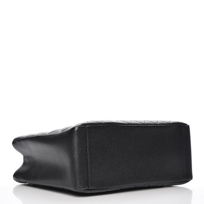 Chanel Caviar Quilted Grand Shopping Tote GST Black 4 of 7