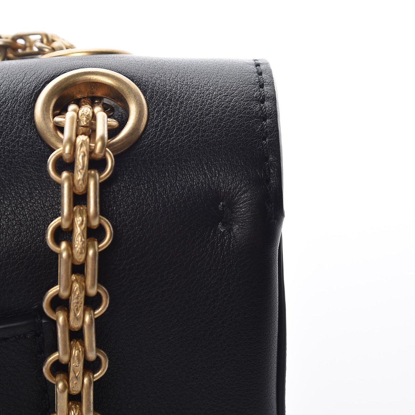 Calfskin Nude 2.55 Medals Reissue 225 Flap Navy