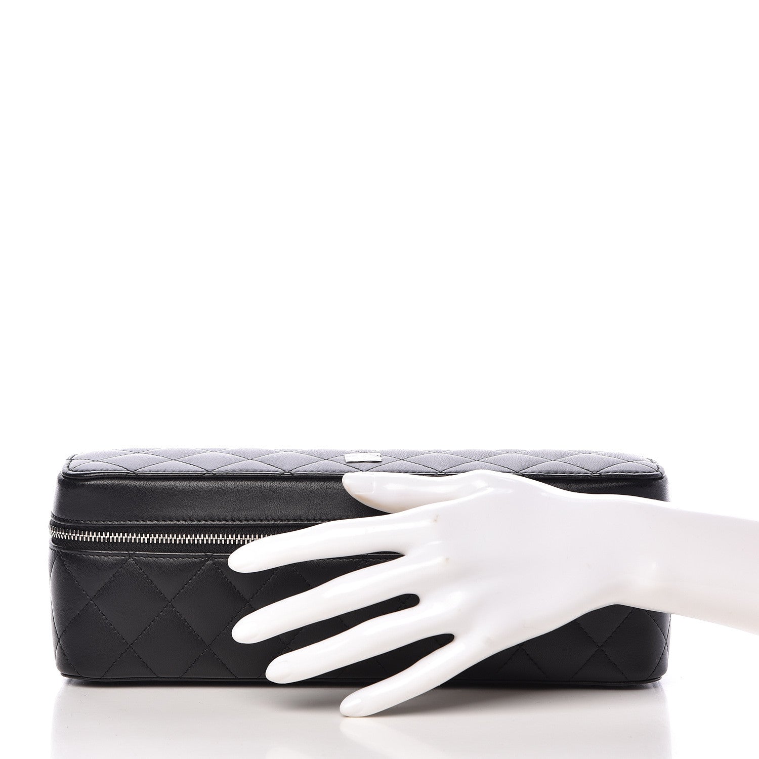 Chanel Lambskin Quilted Watch Case Black 2 of 8
