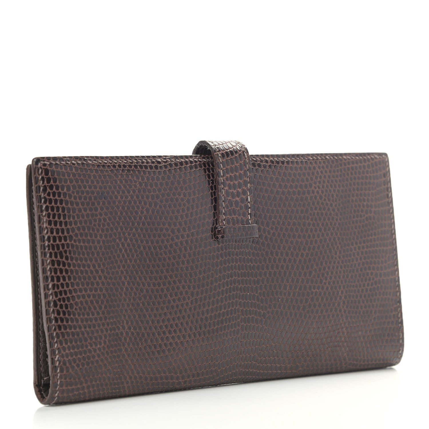 Hermes Lizard Bearn Wallet Havane 3 of 6