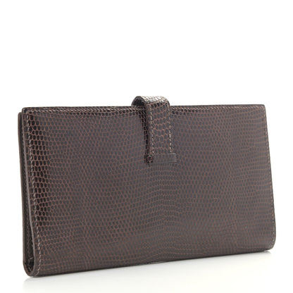 Hermes Lizard Bearn Wallet Havane 3 of 6