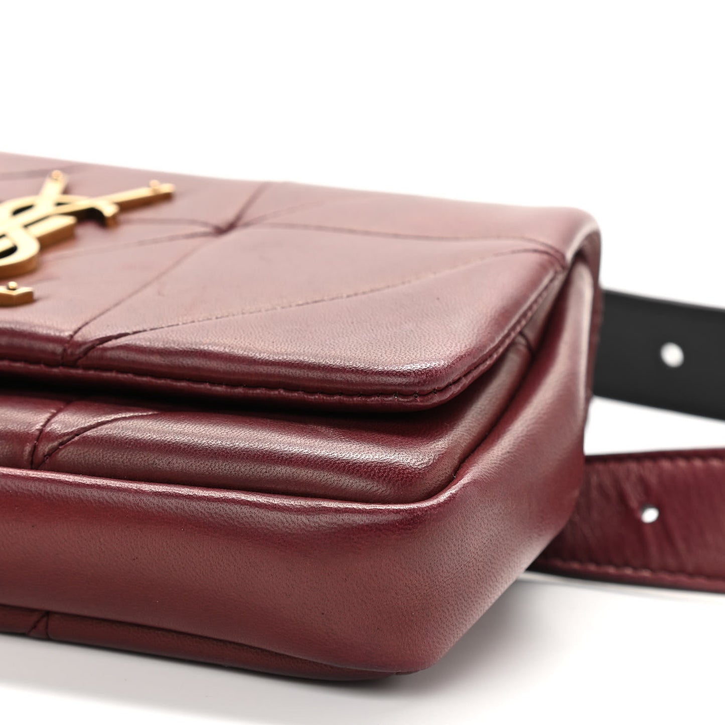 Lambskin Monogram Jamie Belt Bag Red