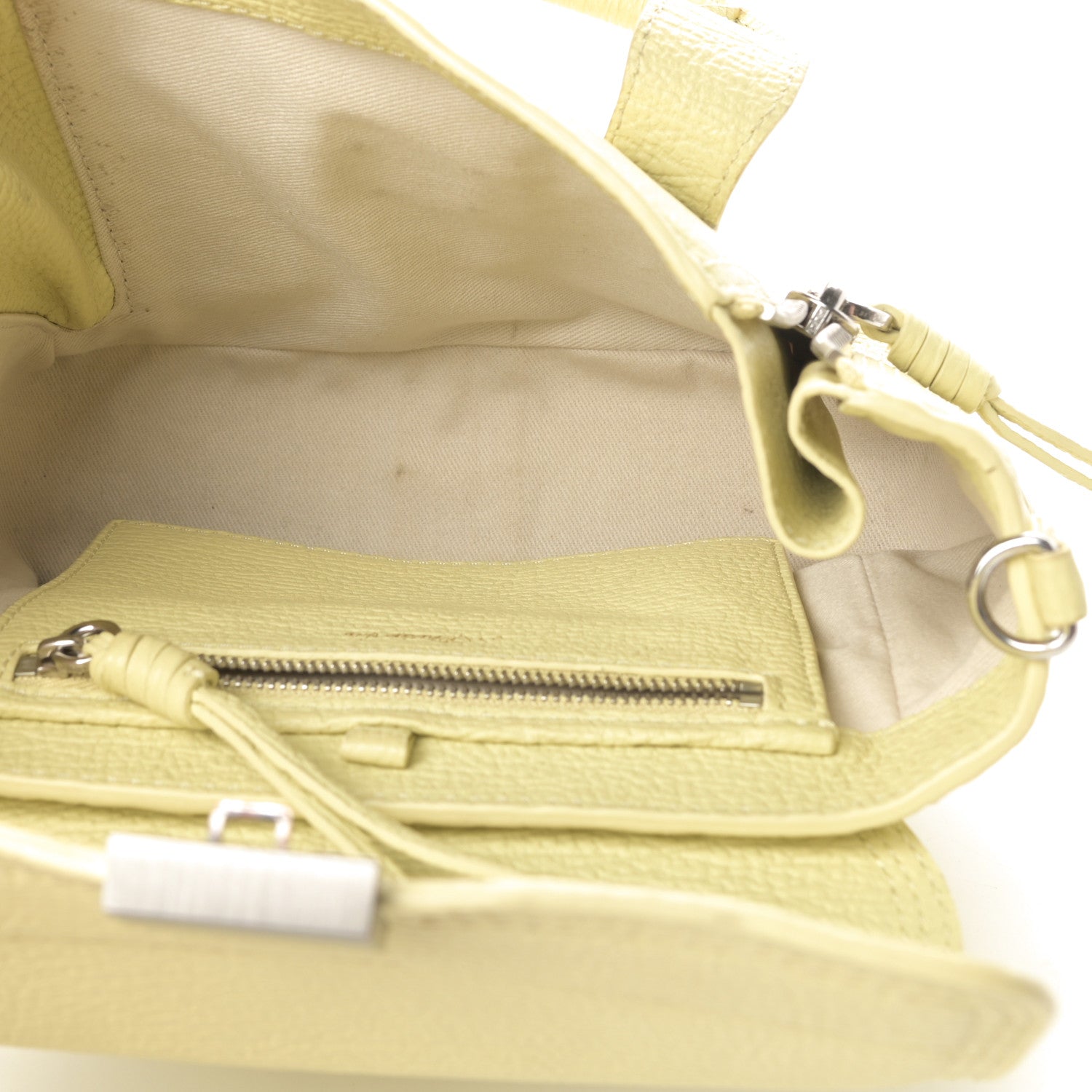 3.1 Phillip Lim Textured Calfskin Mini Pashli Satchel Citron 5 of 19