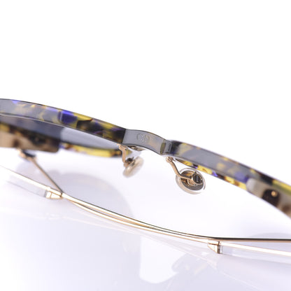Christian Dior Acetate Umbrage Round Sunglasses Tortoise Blue 10 of 10
