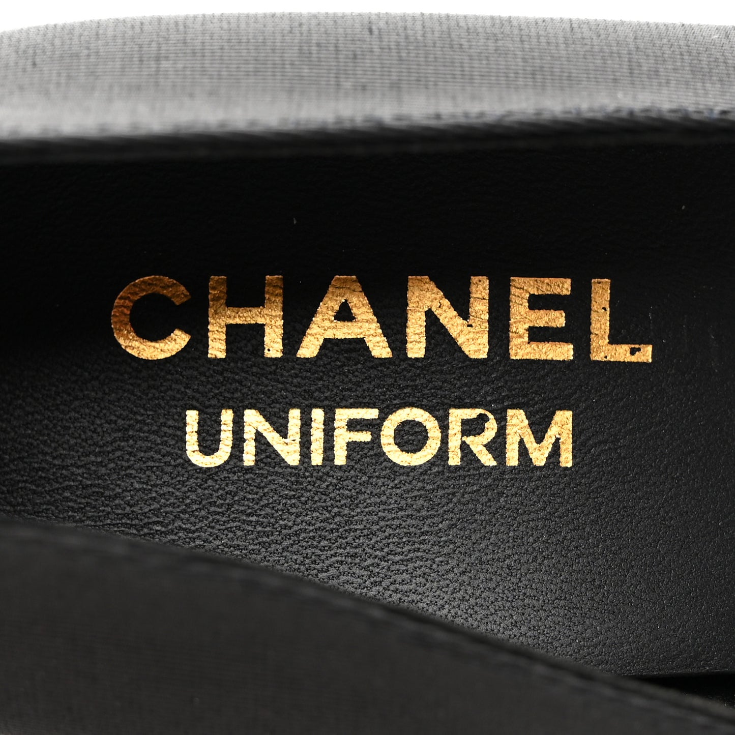 Grosgrain Cap Toe Uniform Pump 37 Black