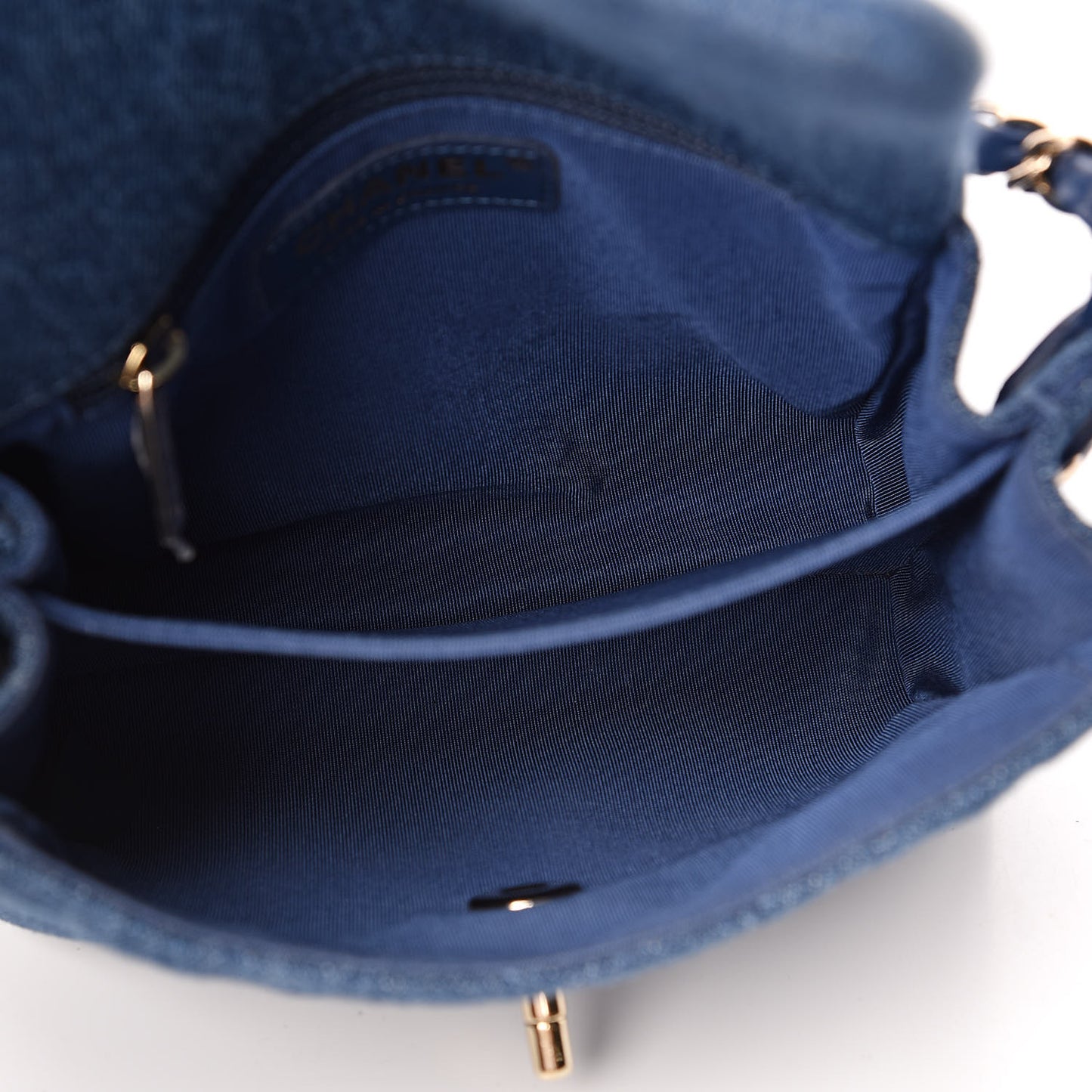 Denim Quilted Side Packs Blue