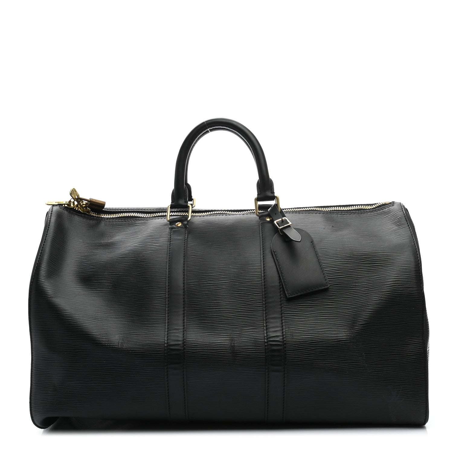 Louis Vuitton Epi Keepall 50 Black 1 of 18