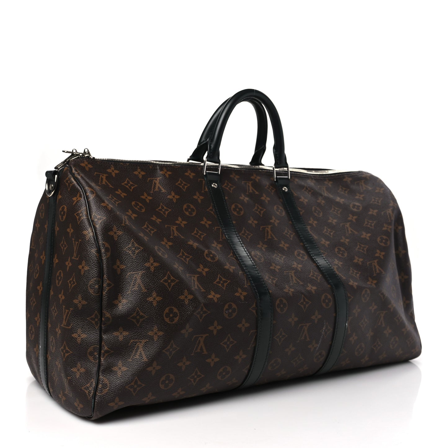 LOUIS VUITTON Monogram Macassar Keepall Bandouliere 55