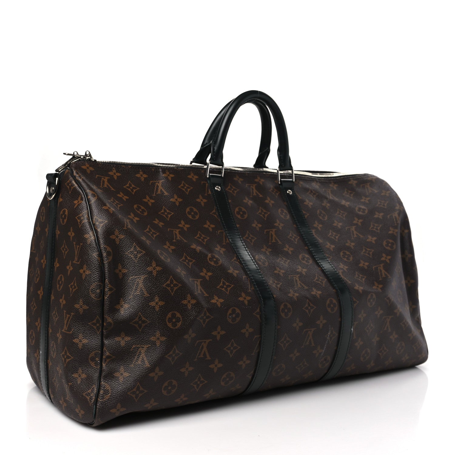 Louis Vuitton LOUIS VUITTON Monogram Macassar Keepall Bandouliere 55 2 of 10