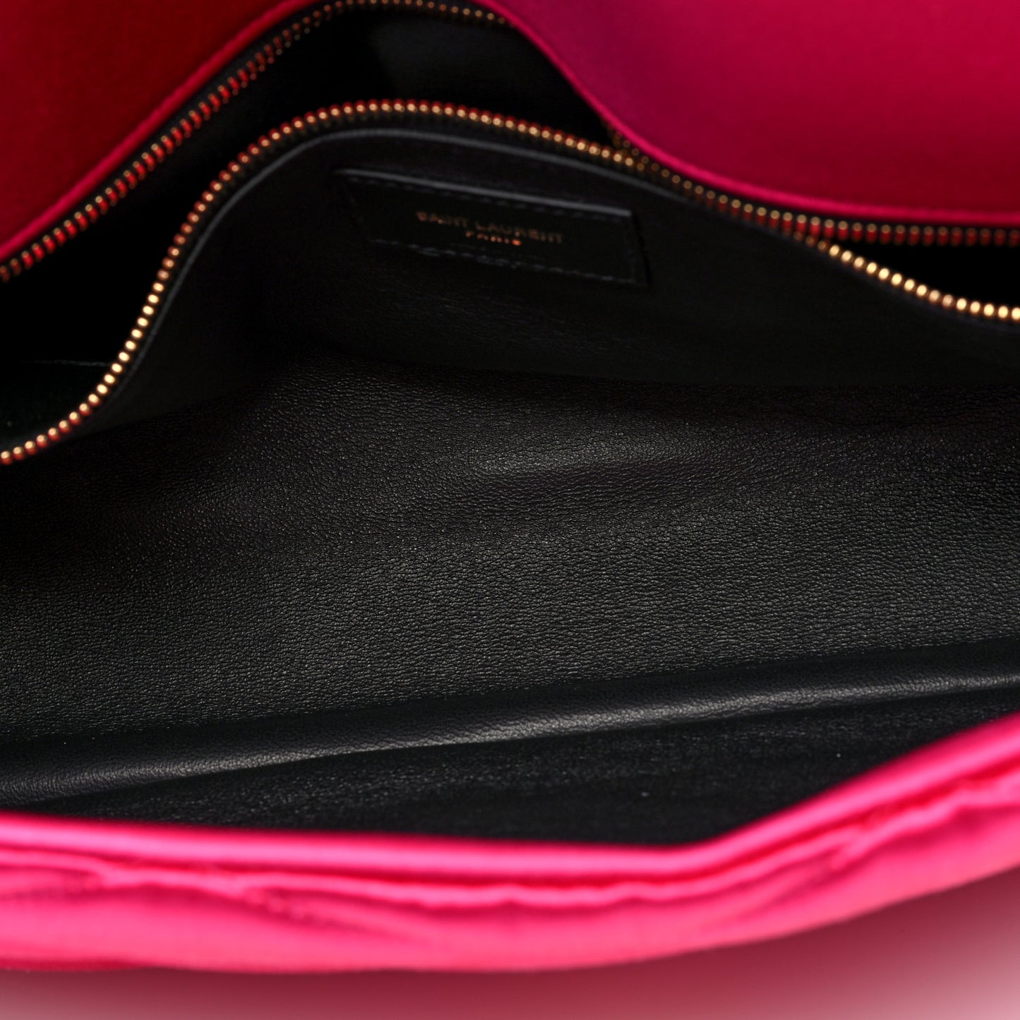 Satin Quilted Sade Puffer Envelope Clutch Bubblegum