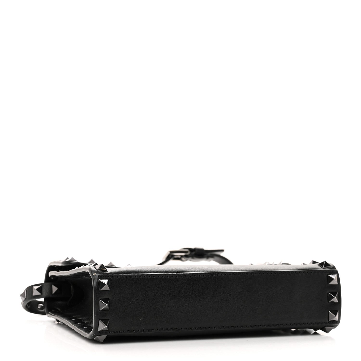 Valentino Garavani Vitello Monochrome Flap Crossbody Bag Black 4 of 9