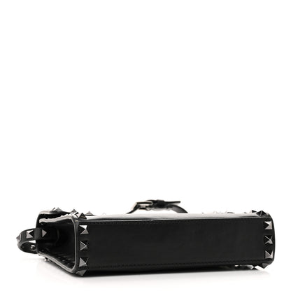 Valentino Garavani Vitello Monochrome Flap Crossbody Bag Black 4 of 9