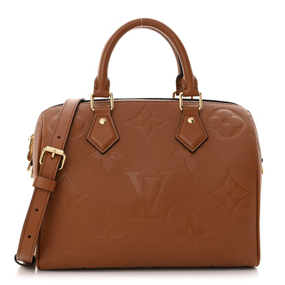 Louis Vuitton Empreinte Monogram Giant Speedy Bandouliere 25 Cognac 1 of 10