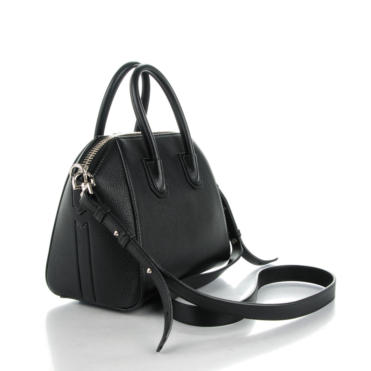 Sugar Goatskin Mini Antigona Black