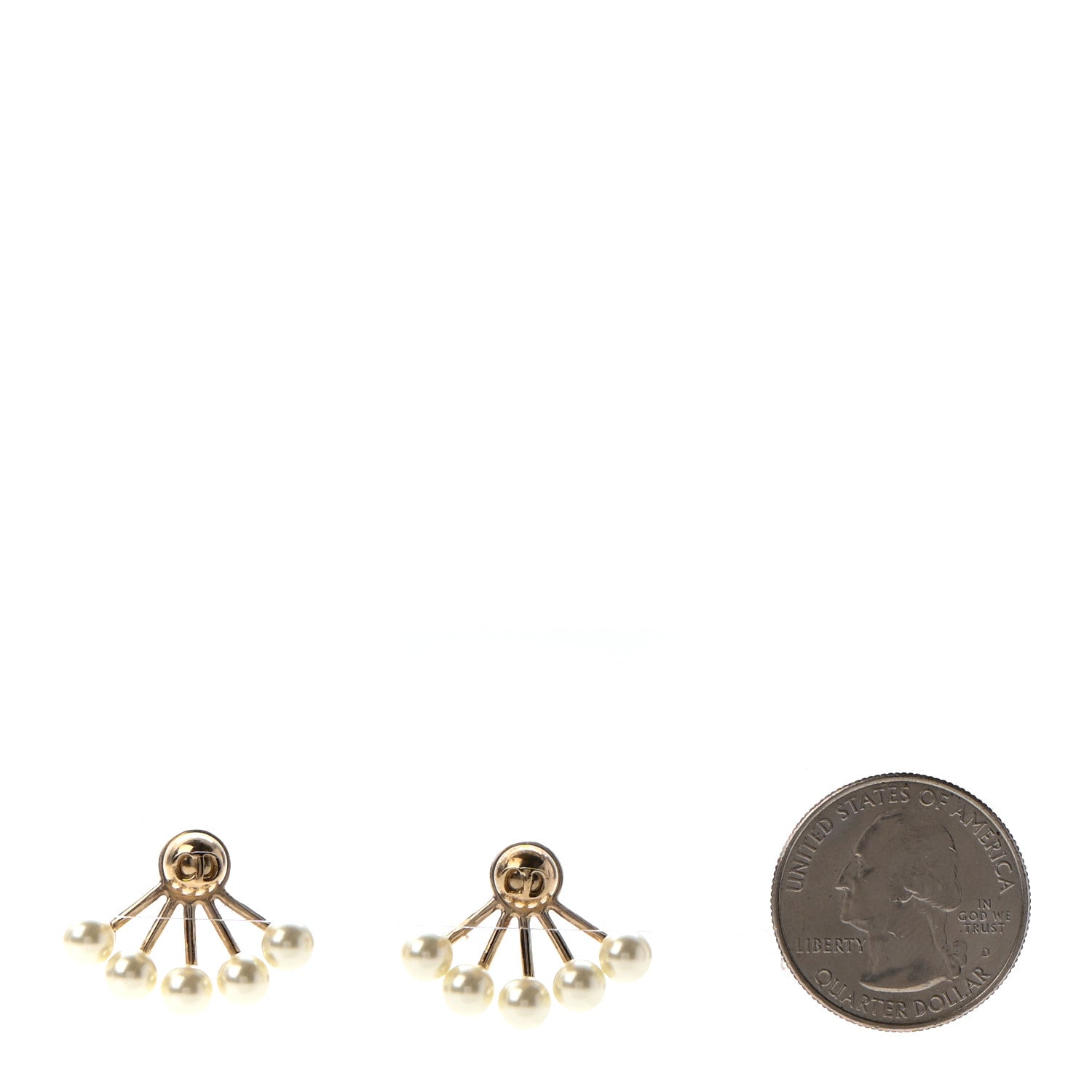 Christian Dior Pearl La Peite Tribale Earrings 2 of 4