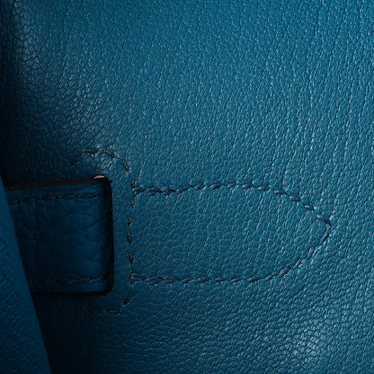 Hermes Togo Birkin 35 Bleu Izmir 9 of 32