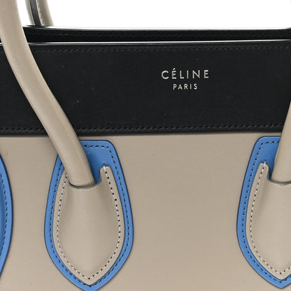 Celine Shiny Smooth Calfskin Micro Tri-Color Luggage Quartz 7 of 11