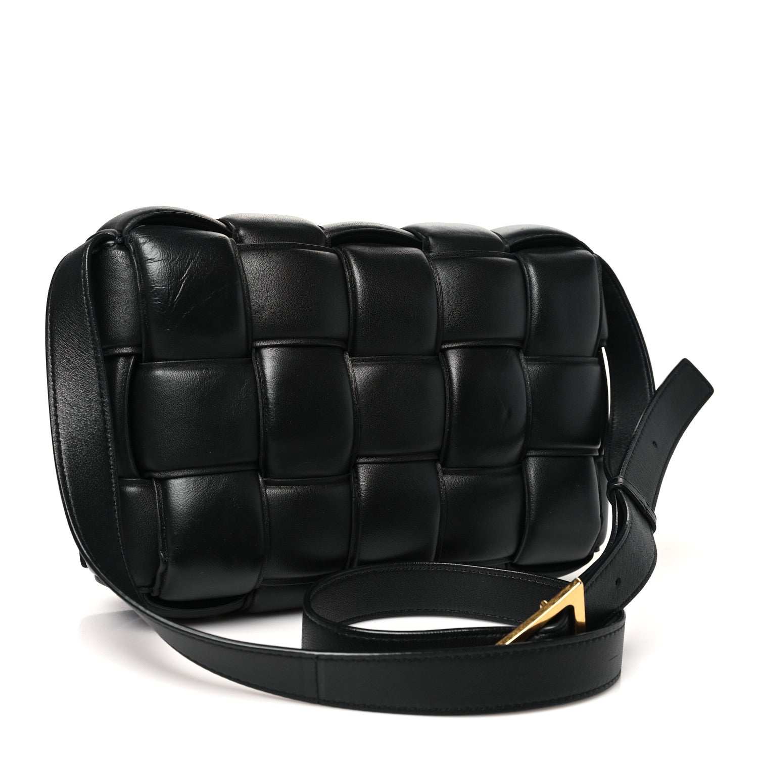 Bottega Veneta Nappa Maxi Intreccio Padded Cassette Crossbody Bag Black 3 of 11