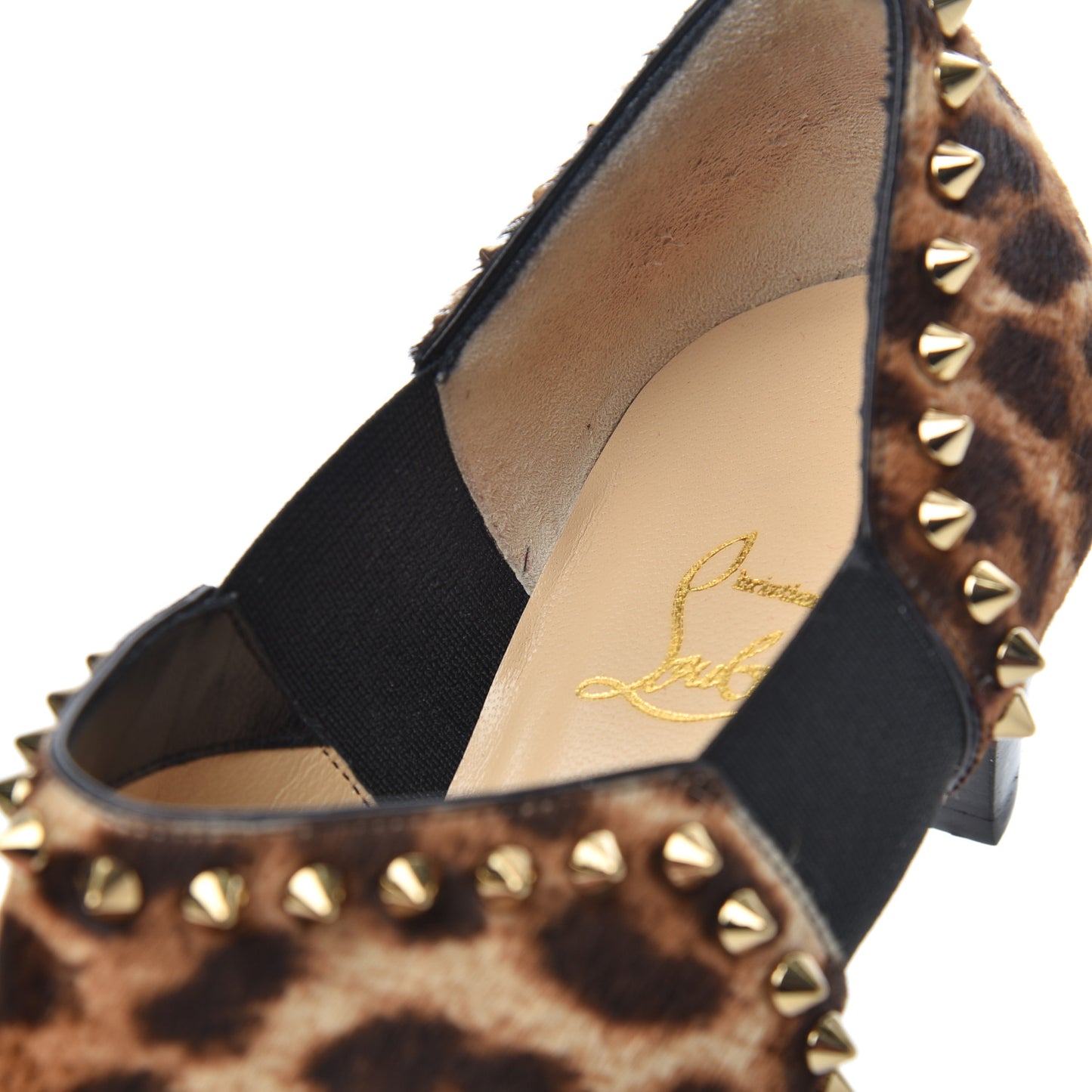 Pony Hair Leopard Print Vicky 45 Booties 39 Bronze